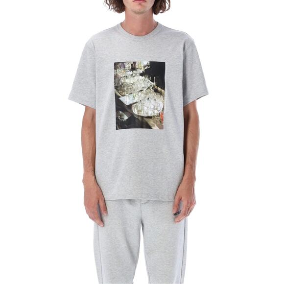 Helmut Lang Men's Vienna Photo Gray Postcard Graphic Short Sleeve Tee Size XXL - Picture 11 of 12